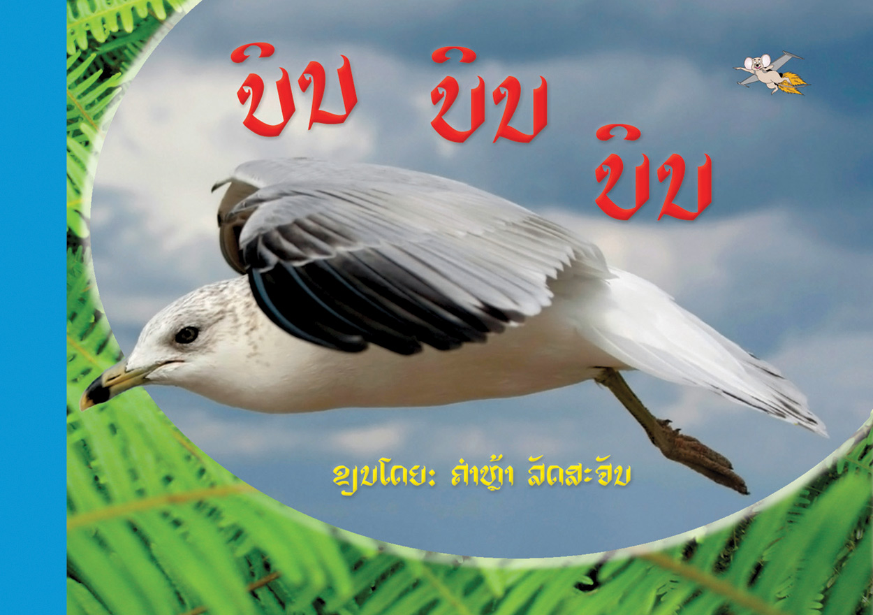 Fly, Fly, Fly! large book cover, published in Lao and English