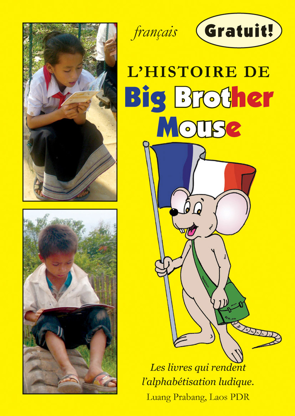 The Story of Big Brother Mouse large book cover, published in French