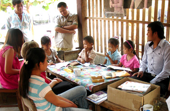 A village library in Laos