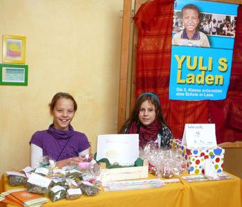 Yuli's Shop, created by a class in Austria to raise money for books for children in Laos