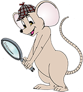 Cartoon logo of Big Brother Mouse, which publishes books and runs schools in Laos