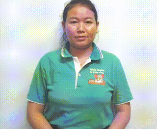 How to say this lesson's Lao words in sign language