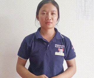 How to say this lesson's Lao words in sign language
