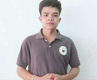 How to say this lesson's Lao words in sign language